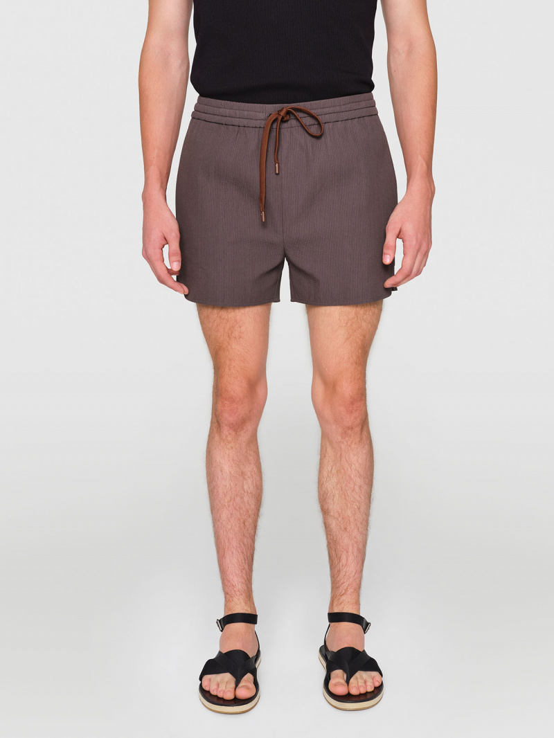 Corrugated Cotton  Caster  Shorts  1