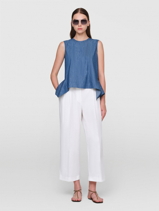 NINA Linen Denim Top