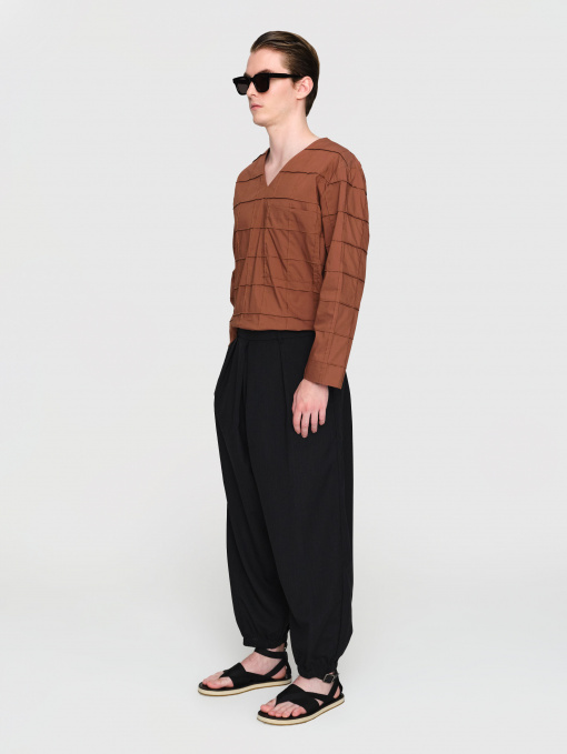 KOJIRO Organic Cotton Poplin Top