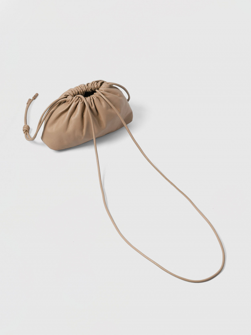 Mini Leather   Pouf   Bag  4