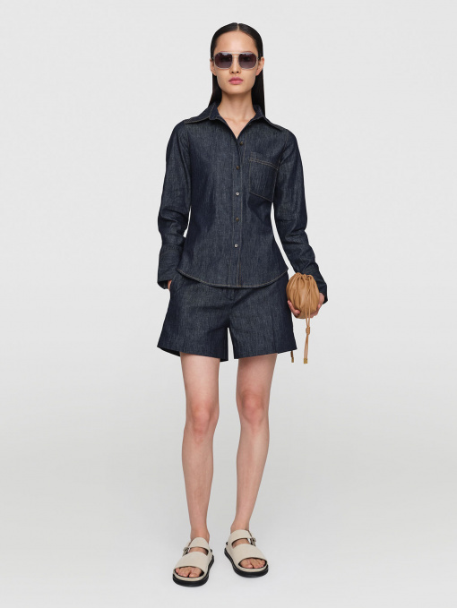 NASHVILLE Linen Denim Shorts
