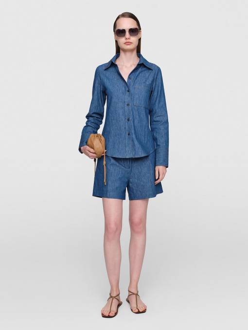NASHVILLE Linen Denim Shorts