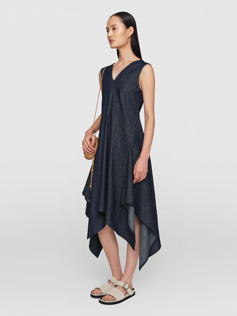 Linen Denim  Yagi  Dress  1