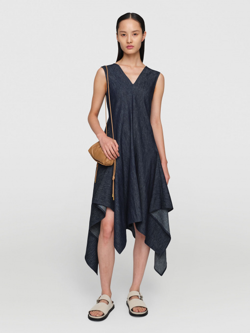 YAGI Linen Denim Dress