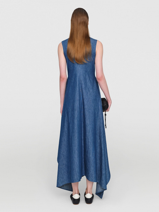 HITARI Linen Denim Dress