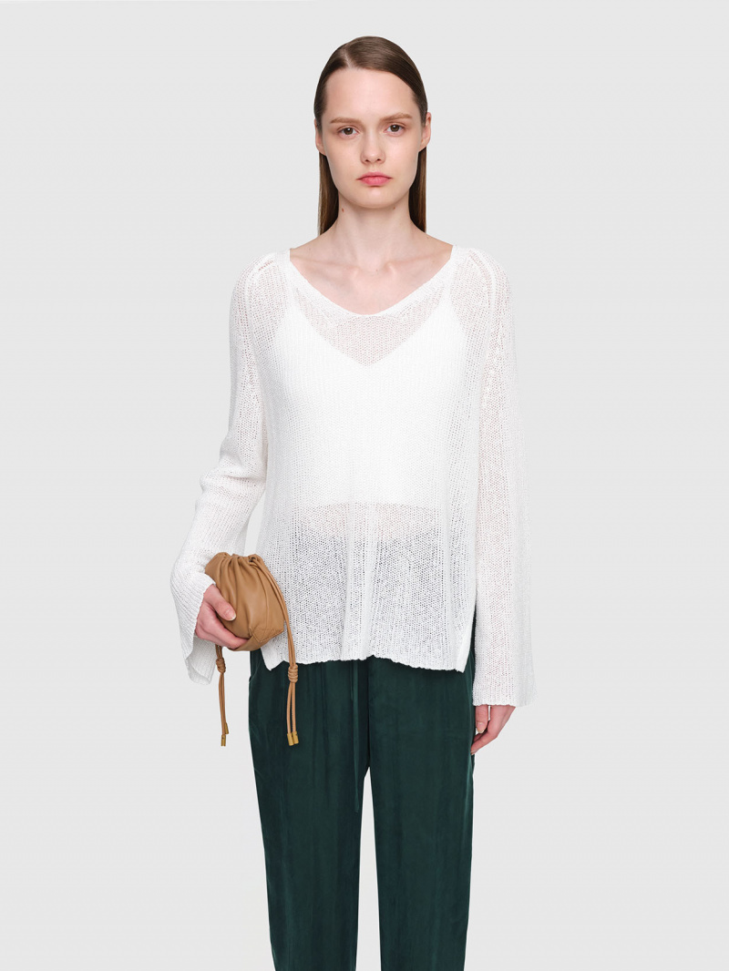  Row Linen Knit Pullover w/camisole  2