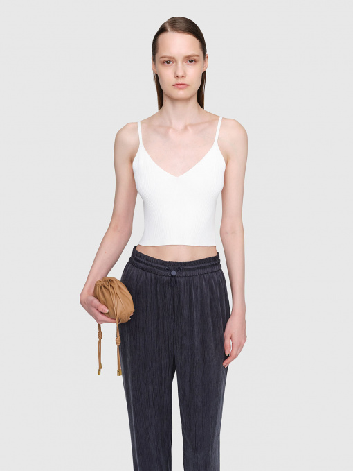 ROW Linen Knit Pullover with Camisole