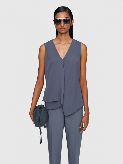 WATSON Tri Acetate Draped Top