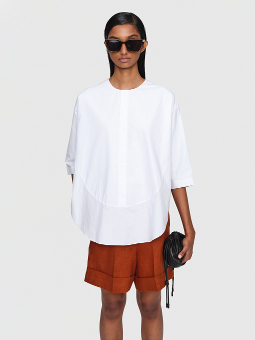 MANDARIN Organic Cotton Poplin Shirt